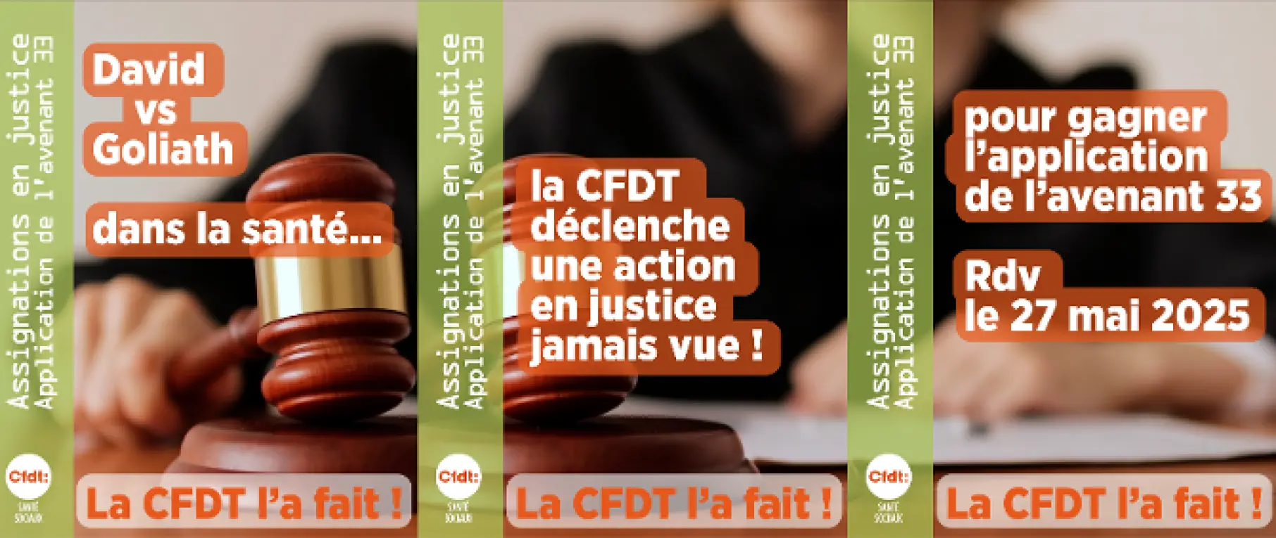 Un juge statut sur les assignations en justice