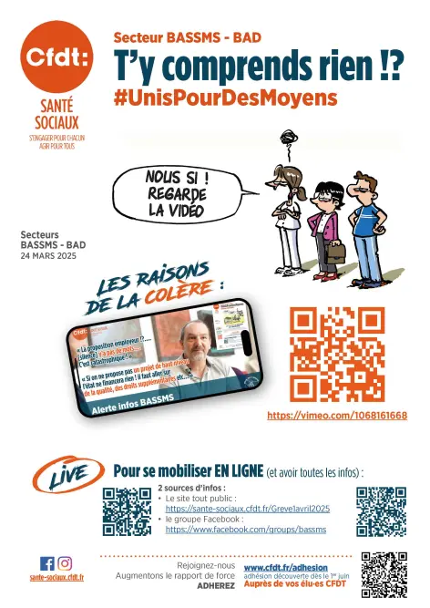 Aperçu du tract qui invite à regarder la vidéo les raisons de la colère