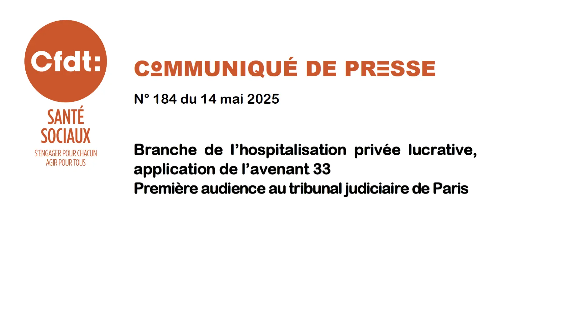 Aperçu du PDF du communiqué de presse 184
