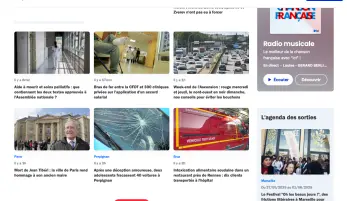 Copie d'écran site ICI France bleu où se trouve l'article CFDT