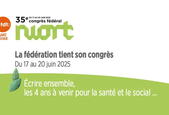 Annonce du congrès de Niort 2025