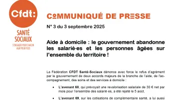 extrait visuel du communiqué de presse N°3