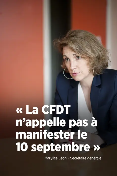 Marylise Léon n'appelle pas à manifester le 10 septembre