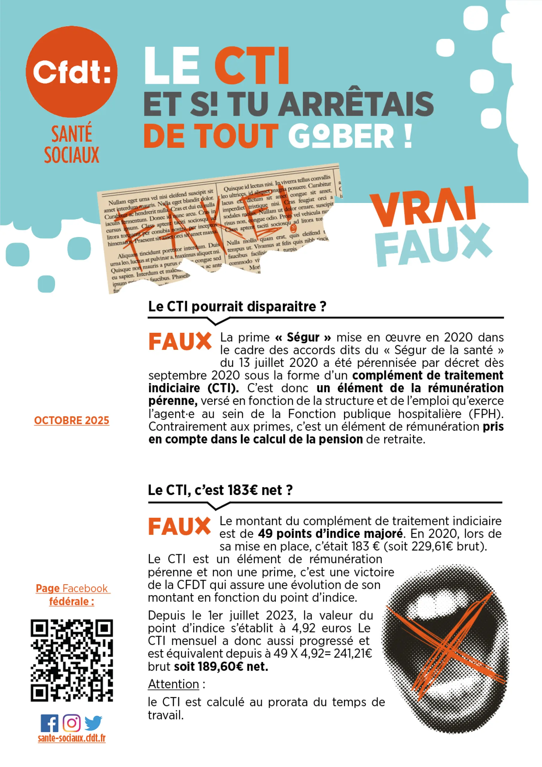 Le CTI, et si tu arrêtais de tout gober !