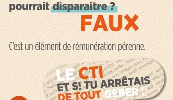 Le complément de traitement indiciaire pourrait disparaitre ? FAUX