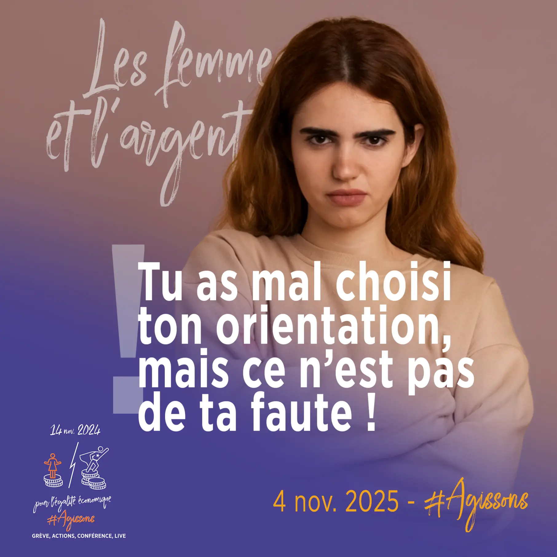 Tu as mal choisi ton orientation ! Ce n'est pas de ta faute.