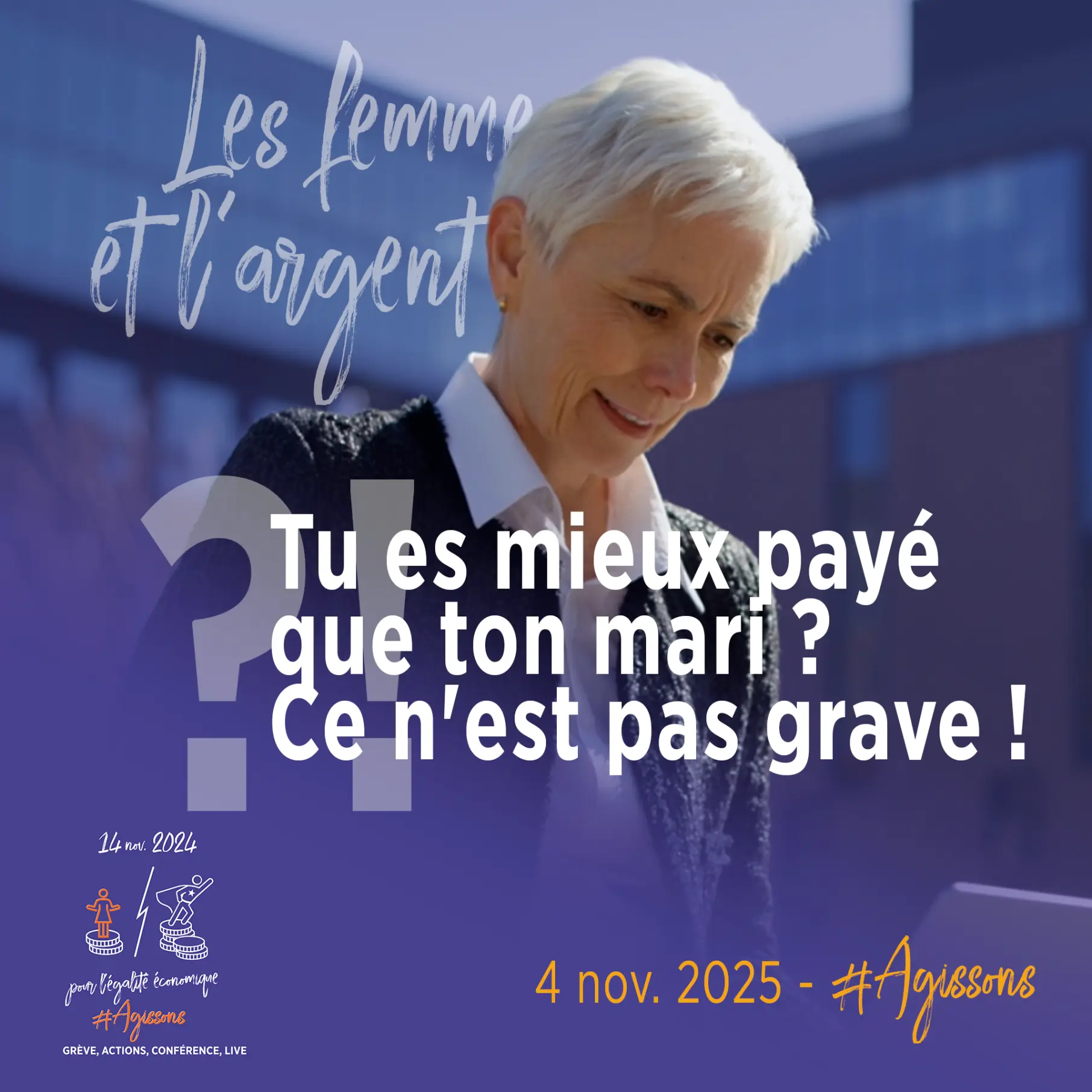 Tu es mieux payé que ton mari ! Ce n'est pas grave !