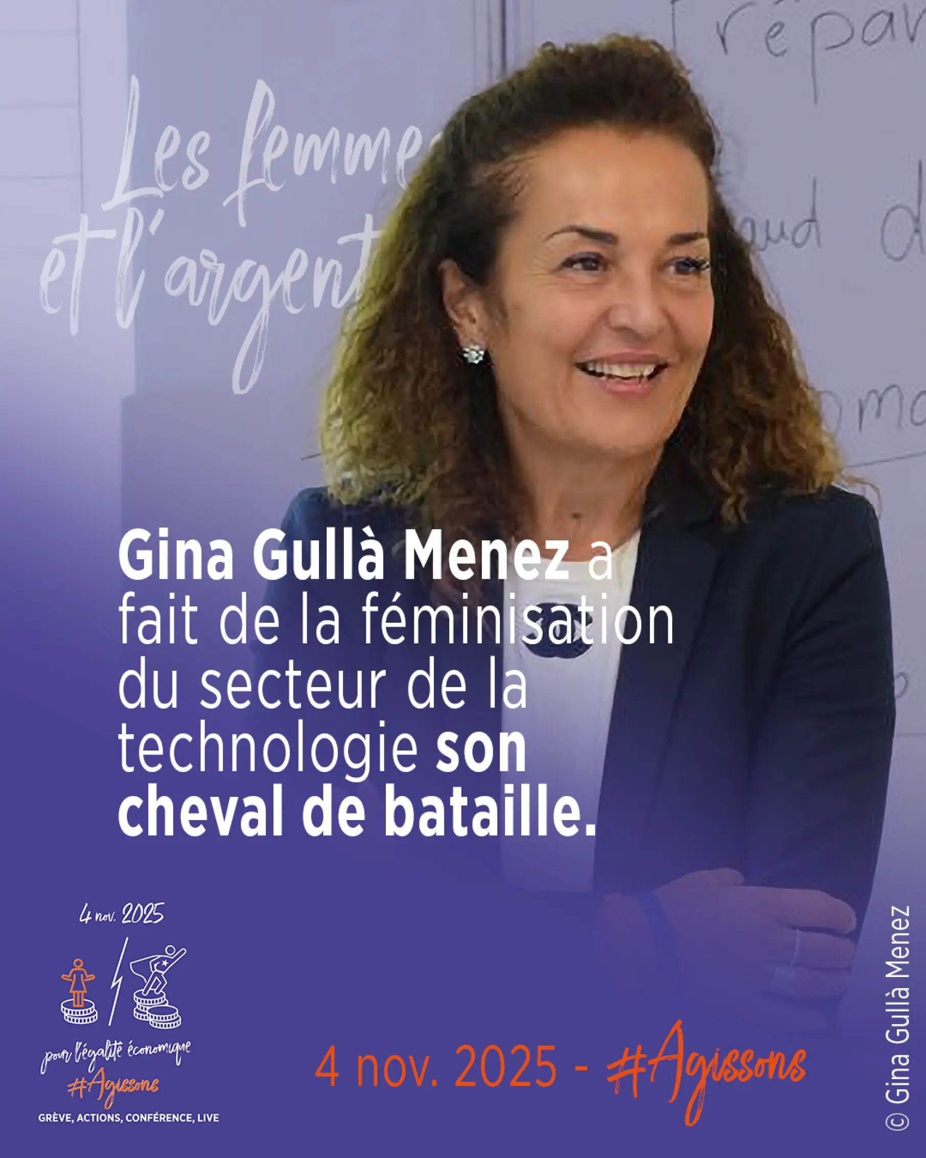 Gina Gullà-Menez se bat pour la féminisation du secteur de la tech'