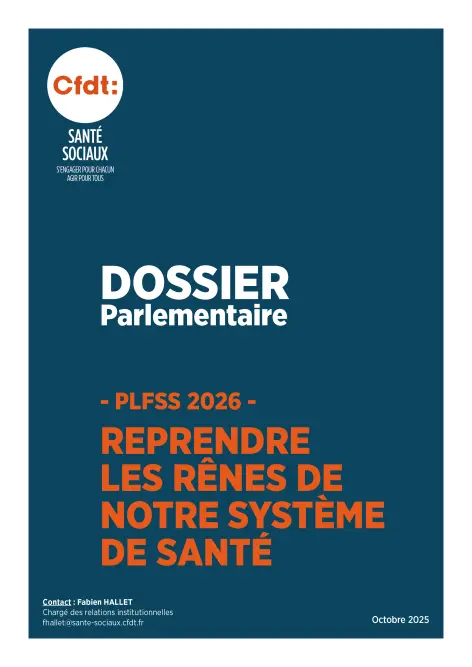 Couverture du dossier parlementaire