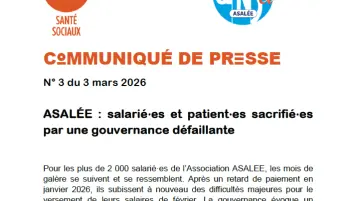 ASALÉE : salarié·es et patient·es sacrifié·es par une gouvernance défaillante