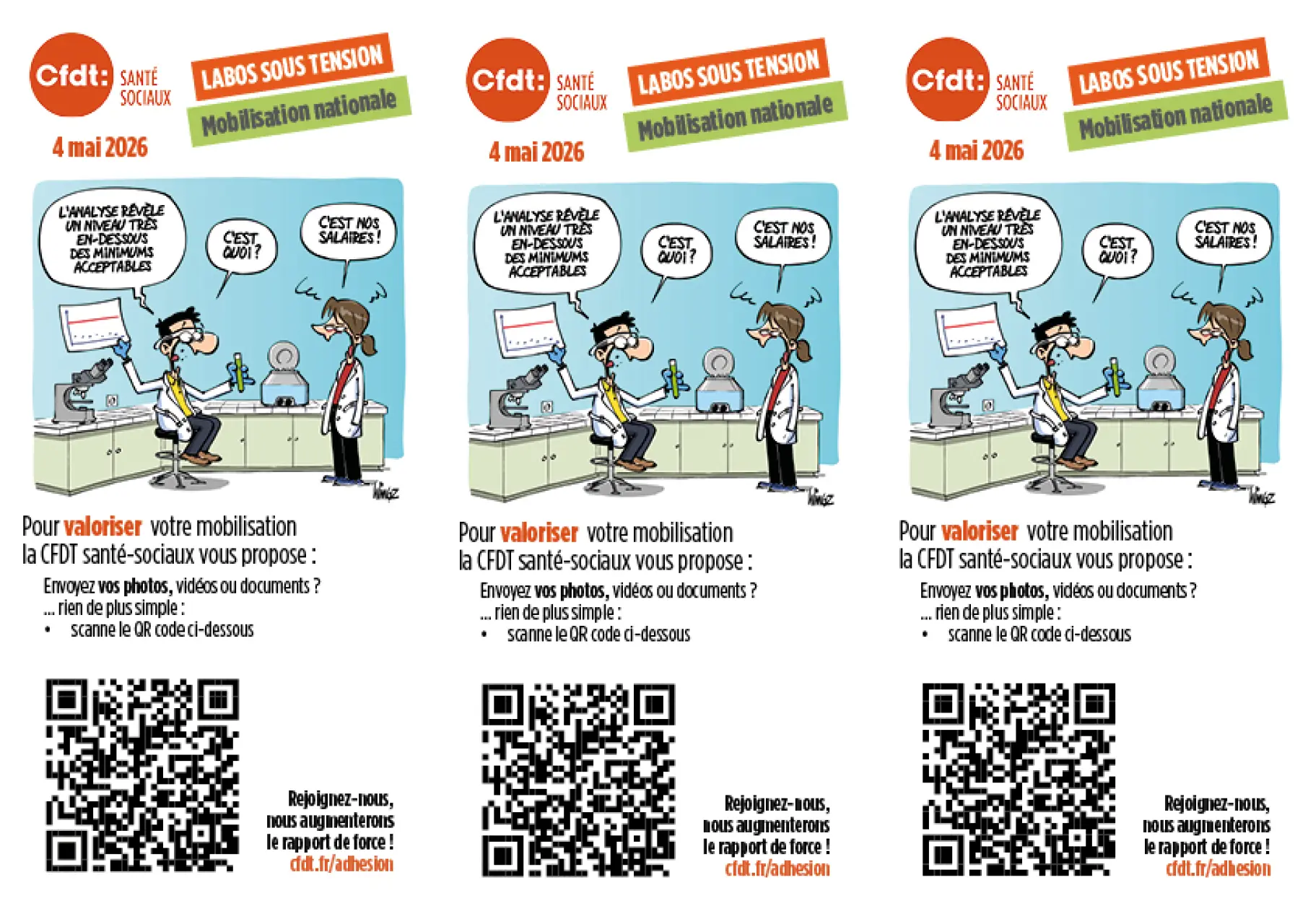 Flyer QR code pour collector les photos LBM 4 mai 2026