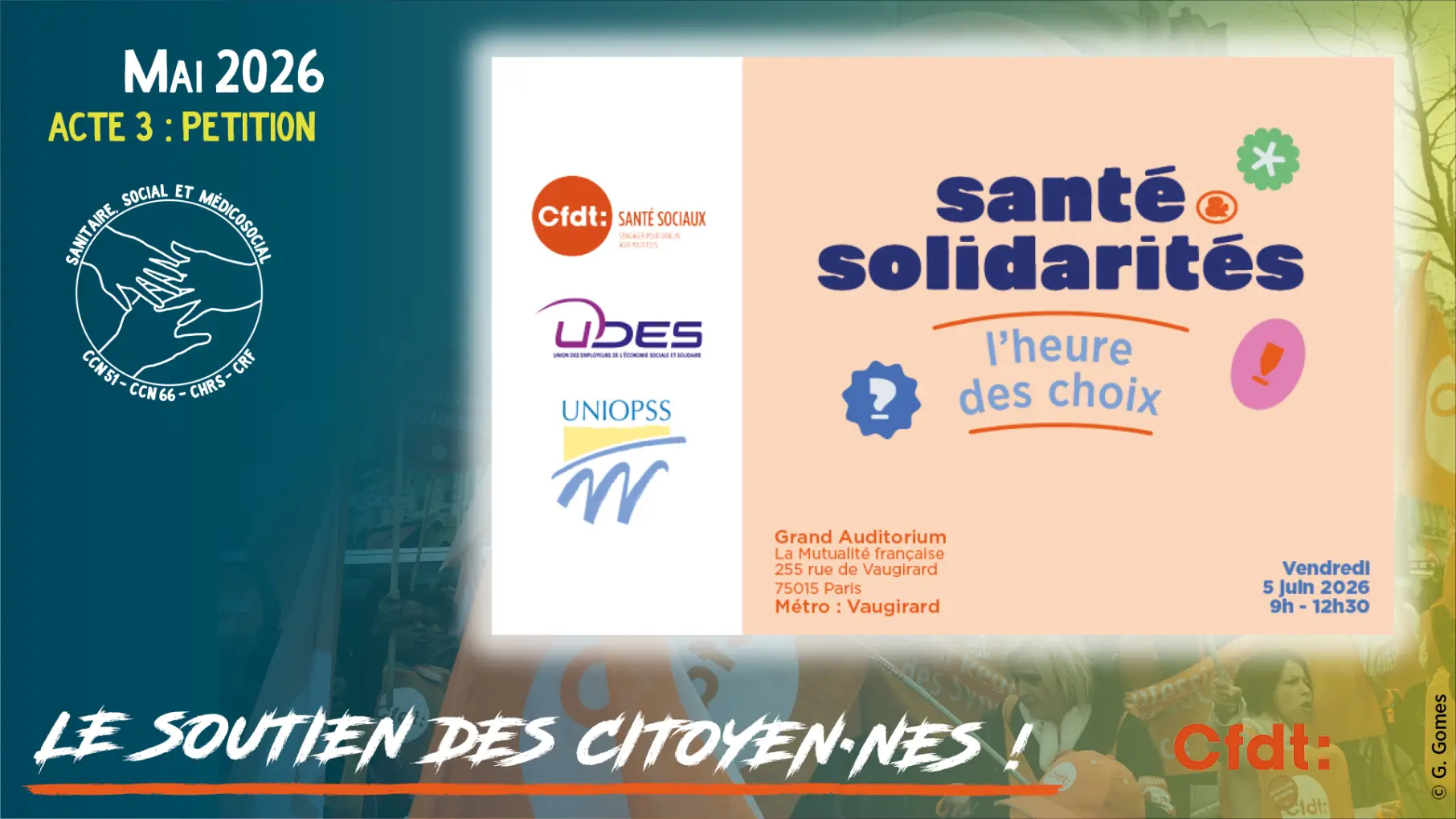 Visuel Acte 3 : Le soutien des citoyens