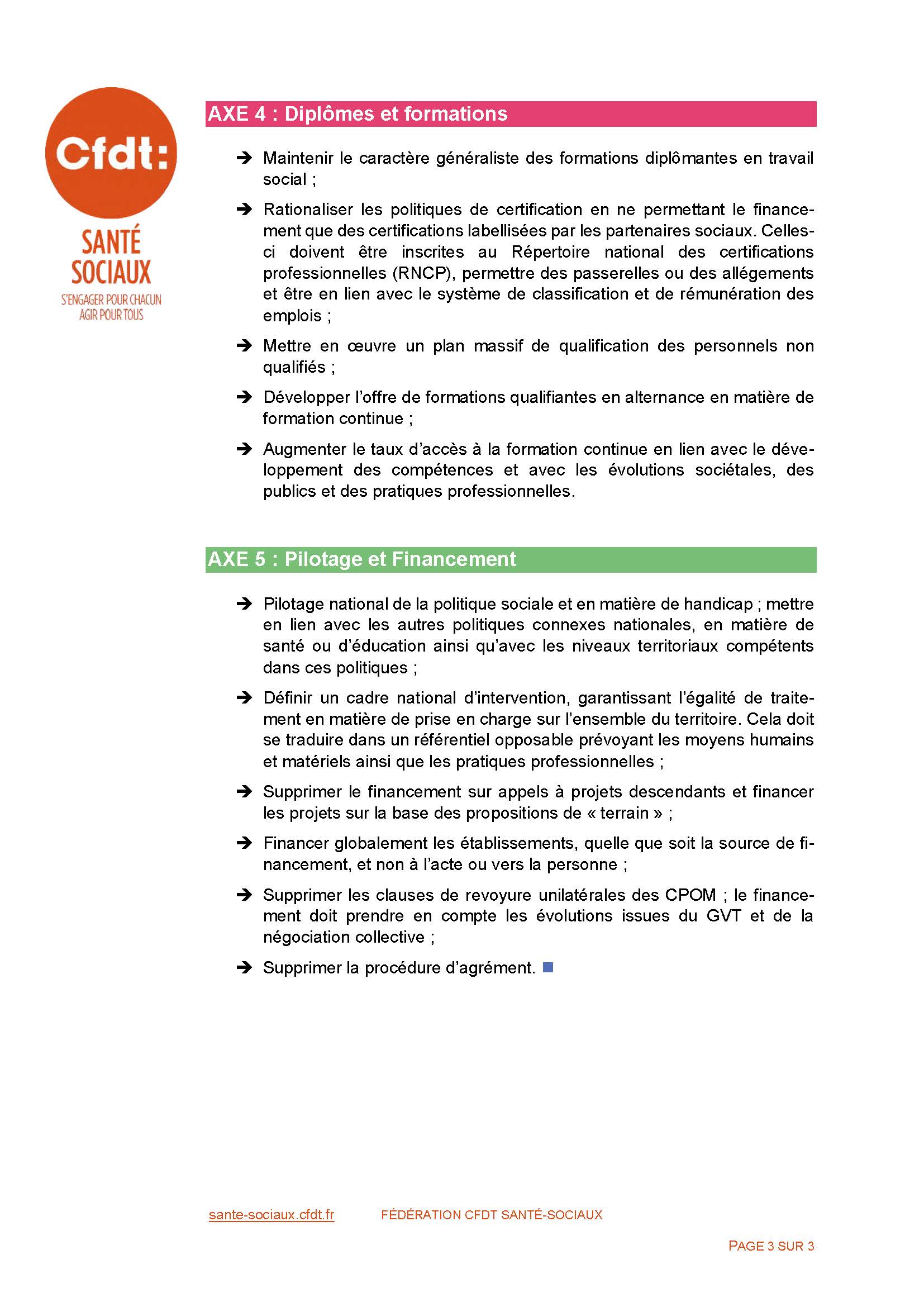 Axes revendicatifs travail social 2022 Page 3