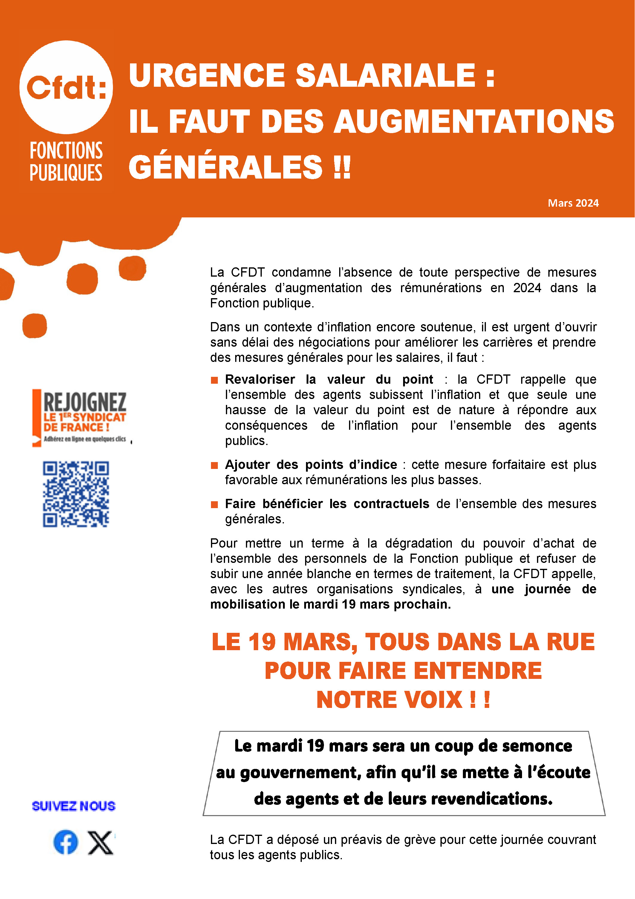 UFFA Tract 19 mars 2024