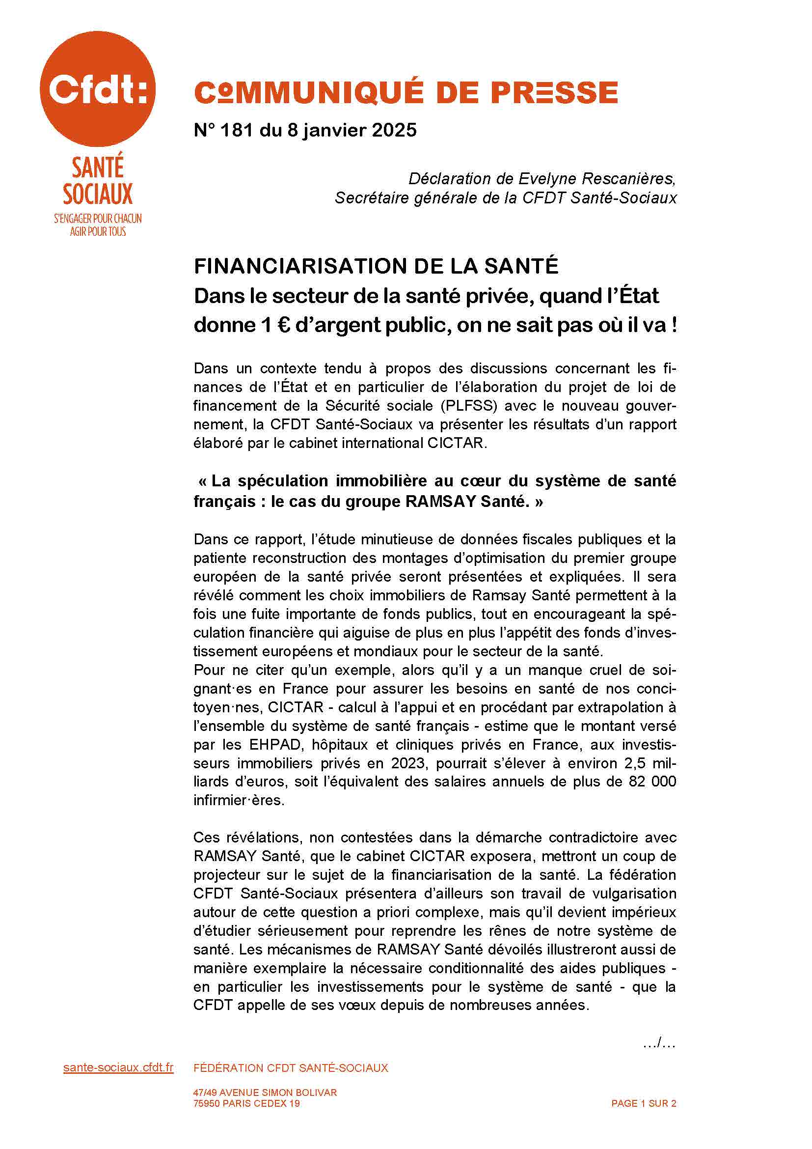 cp 181 financiarisation sante v2 250108A Page 1